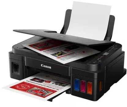 מדפסת הזרקת דיו צבעונית אלחוטית Canon Pixma G3410 BK