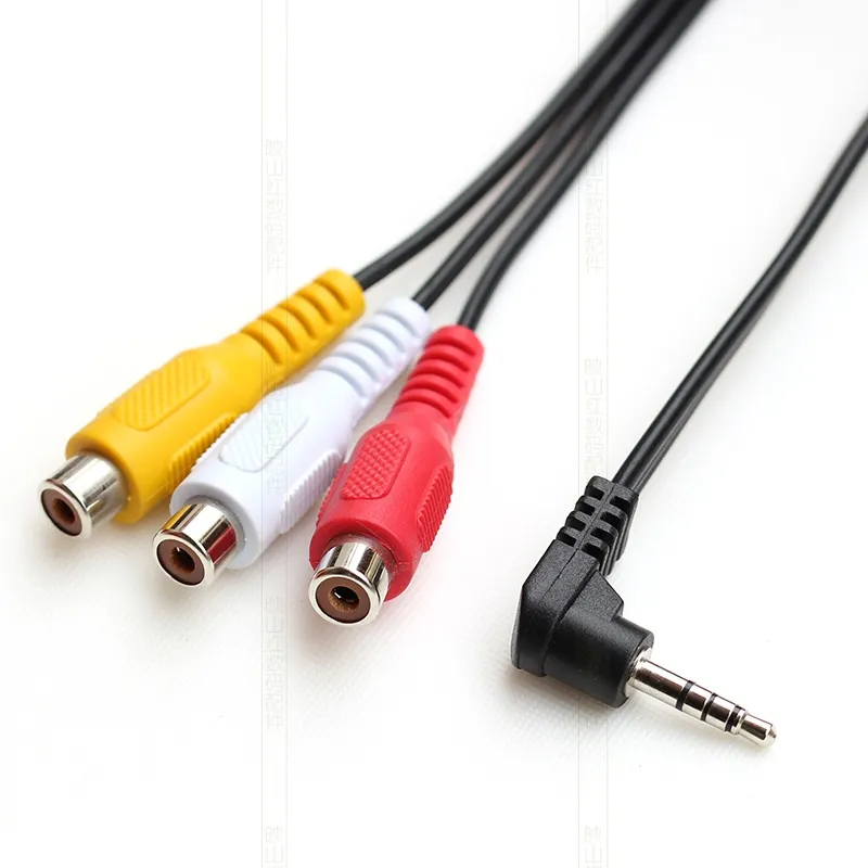 כבל 3.5 מ"מ ל-2 כניסות RCA באורך 1.8M
