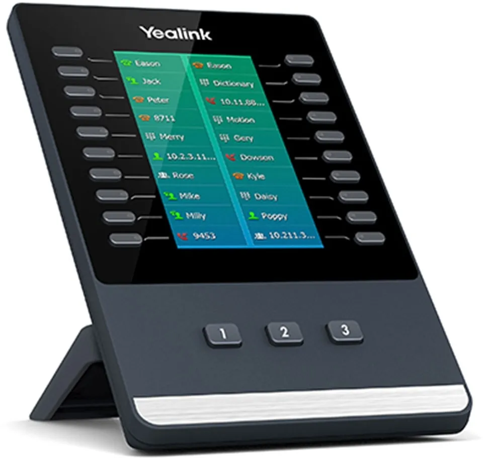 יחידת הרחבת מקשים עם צג LCD עתיר ביצועים Yealink EXP50