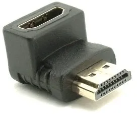 מתאם נקבה ל- HDMI זכר 90°