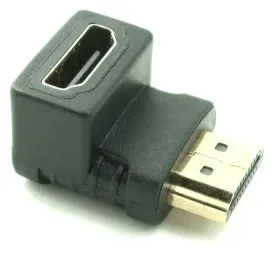 מתאם נקבה ל- HDMI זכר 90°