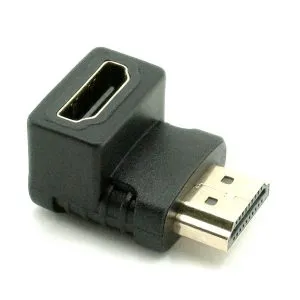 מתאם נקבה ל- HDMI זכר 90°