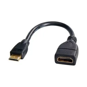 כבל 0.5 מטר נקבה ל HDMI זכר