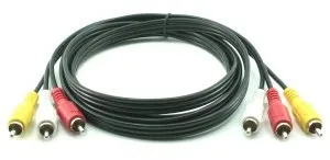 כבל 3RCA ל- 3RCA