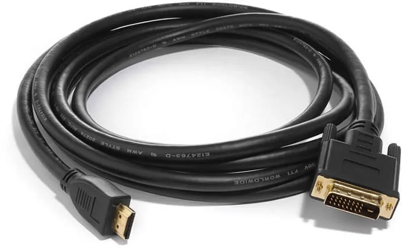 כבל מחיבור DVI לחיבור HDMI באורך 10 מטרים Gold Touch