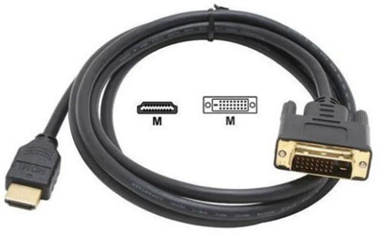כבל מחיבור DVI לחיבור HDMI באורך 10 מטרים Gold Touch