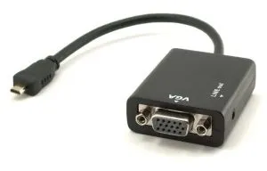 ממיר Micro HDMI ל- VGA כולל קול