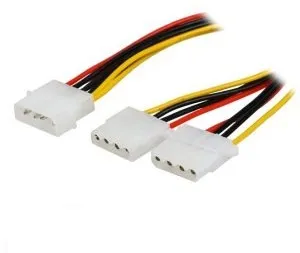 מפצל Molex זכר לשניים נקבה
