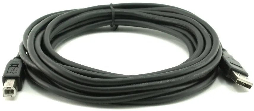 כבל USB 2.0 זכר ל- B זכר 1.8M