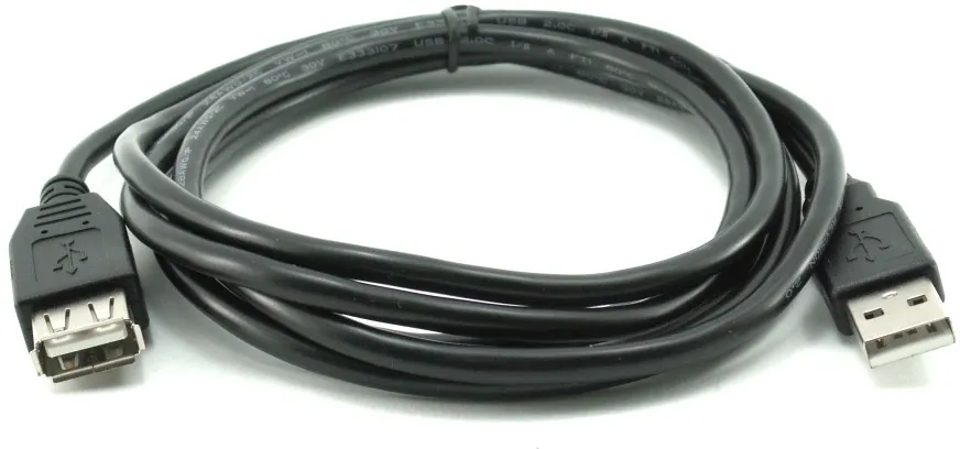 כבל מאריך USB 2.0 זכר לנקבה (1M)