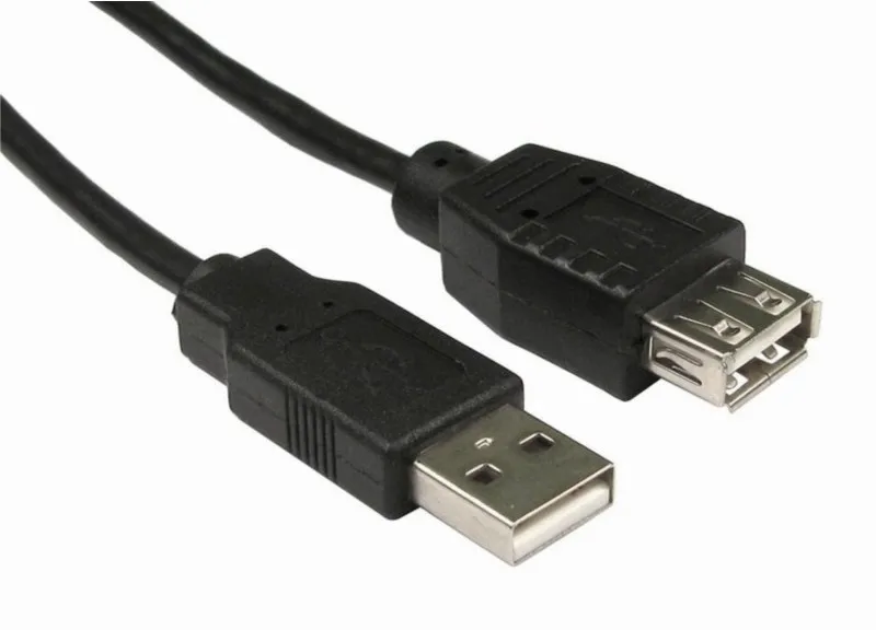 כבל מאריך USB 2.0 זכר לנקבה (1.8M)