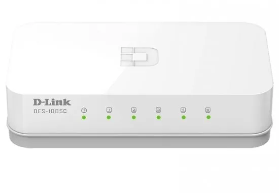 מתג D-Link DES-1005C 5 Ports 10/100Mbps