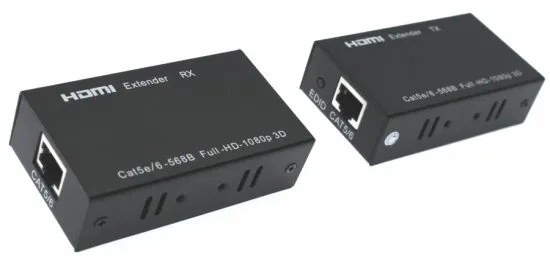מאריך HDMI דרך חיבור RJ45 עד 60 מטר Gold Touch HDMI-EX-60