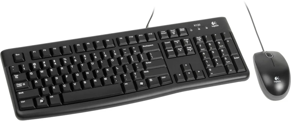 סט עכבר ומקלדת חוטית Logitech MK120