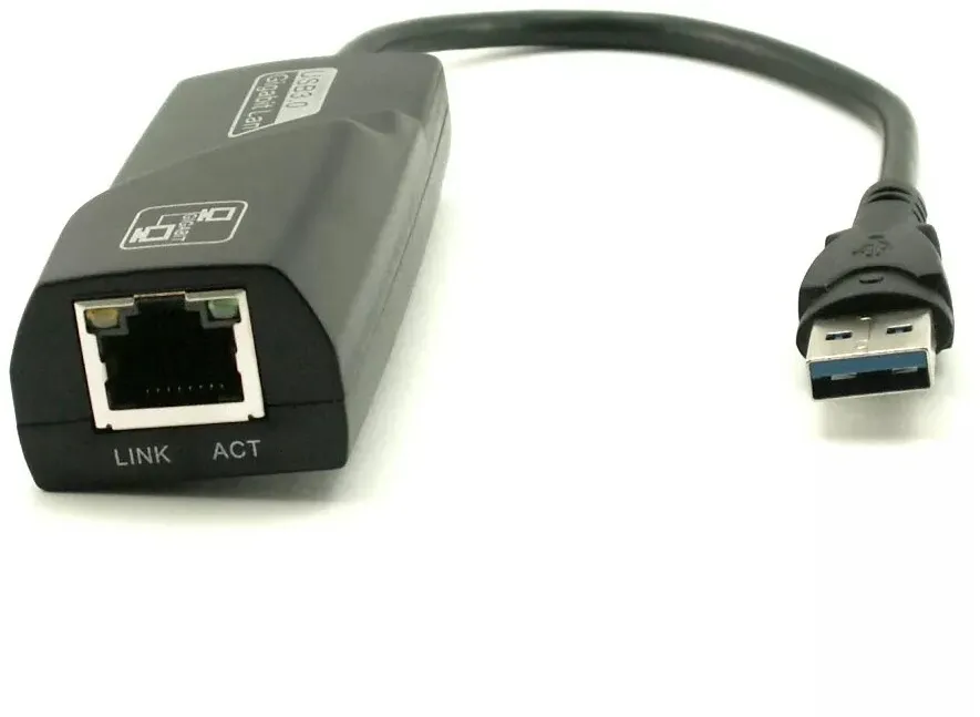 מתאם רשת Gold Touch Gigabit 10/100/1000Mbps מחיבור USB 3.0 לחיבור רשת RJ45