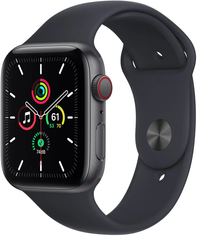 שעון חכם אפל Apple Watch Series 7 GPS + Cellular 45mm בצבע Midnight Aluminium Case עם Midnight Sport Band – יבואן רשמי