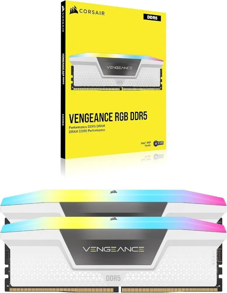 זיכרון למחשב נייח Corsair Vengeance RGB 2CH3260001 2×16 DDR5 6000MHz