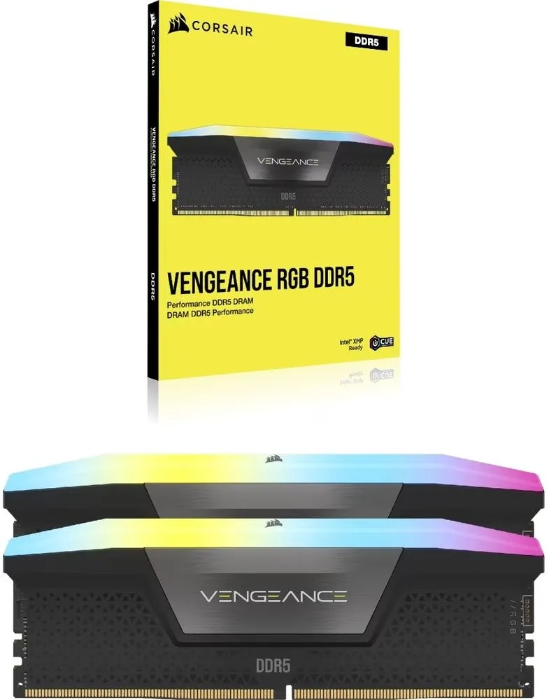 זיכרון למחשב נייח Corsair Vengeance RGB 2CH516603620 DDR5 6000MHz