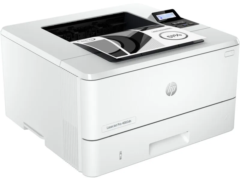 מדפסת לייזר שחור לבן HP LaserJet Pro 4002dn 2Z605F