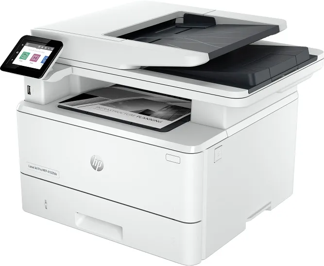 מדפסת לייזר שחור לבן HP LaserJet Pro MFP 4102fdn 2Z623F