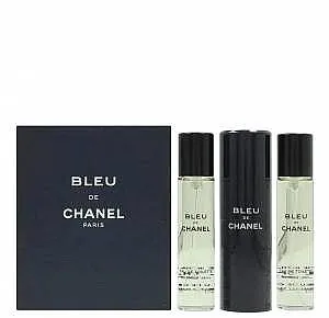 סט לאישה Chanel Bleu de Chanel E.D.T 20 ml שלושה מיני בשמים