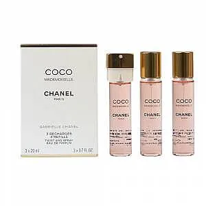 סט לגבר Chanel Mademoiselle Twist & Spray E.D.P 20 ml שלושה מיני בשמים