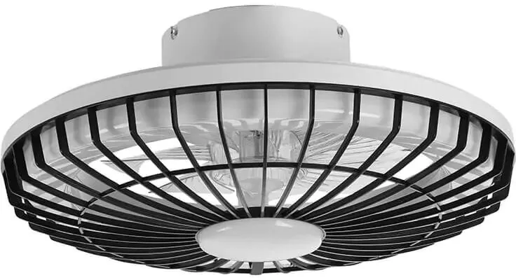 מאוורר תקרה Semicom 323123/BK 48" 30W סדרה: אלסקה בצבע לבן/שחור