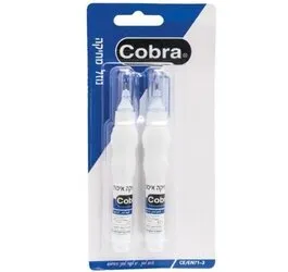 זוג עטי טיפקס ראש מתכת – מבית Cobra