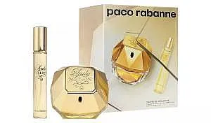 סט לאישה Paco Rabanne Lady Million E.D.P 100 ml בושם + מיני בושם