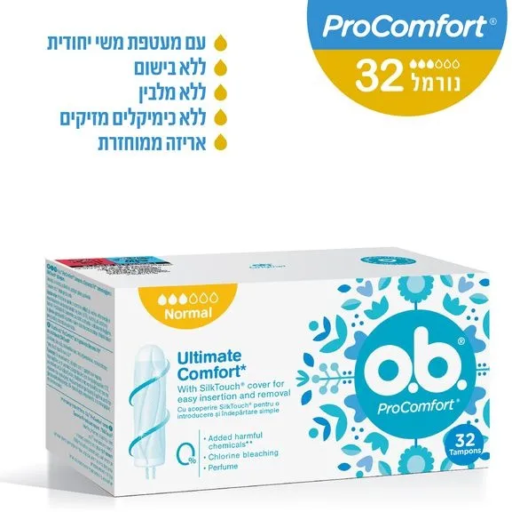 או-בה נורמל פרו-קומפורט 32 יח'