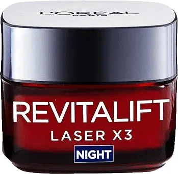 קרם לילה אנטי אייג'ינג מתקדם Loreal ParisRevitalift Laser X3 – נפח 50 מ"ל