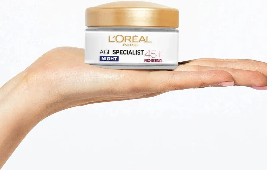 קרם לילה אנטי אייג'ינג L'Oréal Paris Age Specialist +45 – בנפח 50 מ"ל