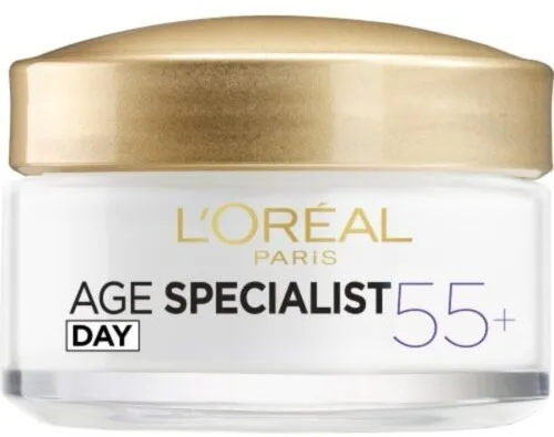 קרם יומיומי אנטי אייג'ינג L'Oreal Paris Age Specialist +55- בנפח 50 מ"ל