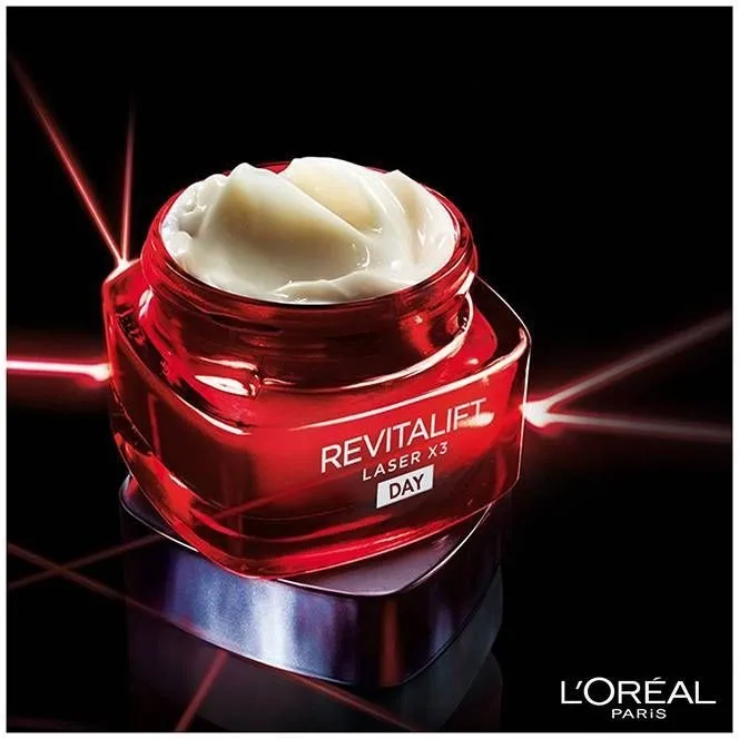 קרם יום אנטי אייג'ינג מתקדם Loreal Paris Revitalift Laser X3 – נפח 50 מ"ל