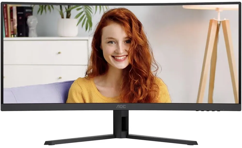 מסך מחשב קעור AOC CU34B3E 34" 120Hz WQHD
