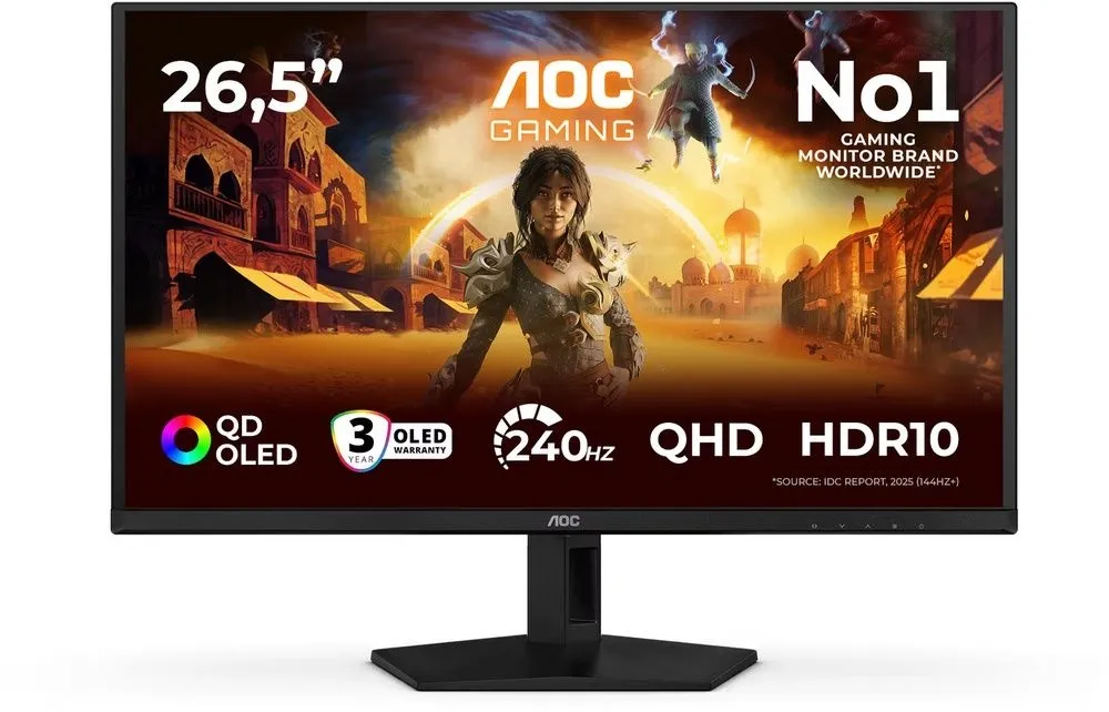 מסך מחשב גיימינג AOC Q27G41ZDF 26.5" 240Hz Quad HD (QHD)