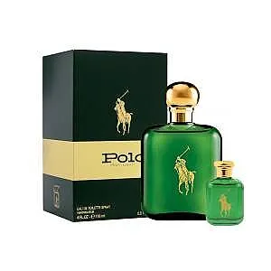 סט לגבר Ralph Lauren Polo Green E.D.T 118 ml בושם + מיני בושם