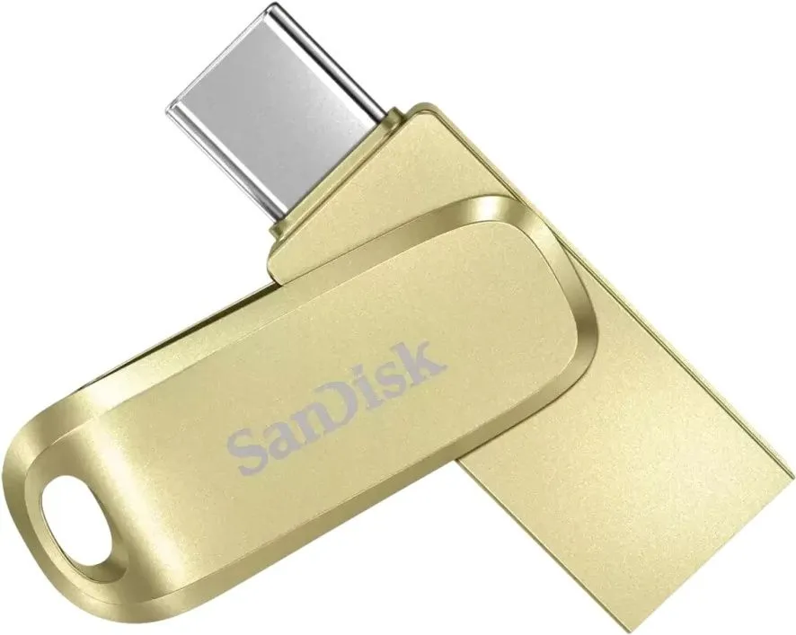 זיכרון נייד Sandisk Ultra Dual Drive Luxe USB Type-C 128GB 400MB/s SDDDC4-128G-G46GD