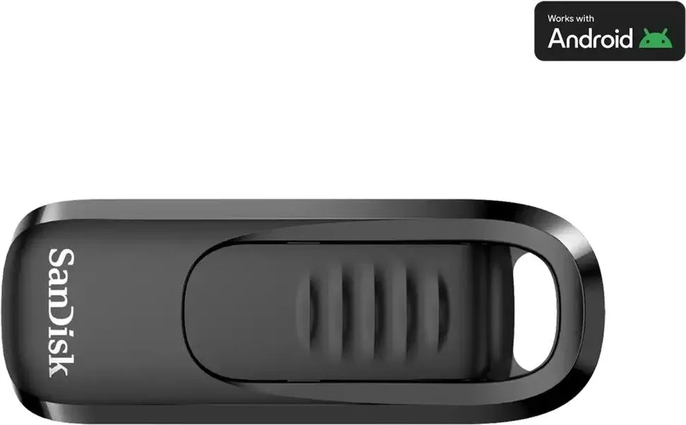 זיכרון נייד Sandisk Ultra Slider USB Type-C 512GB 400MB/s SDCZ480-512G-G46