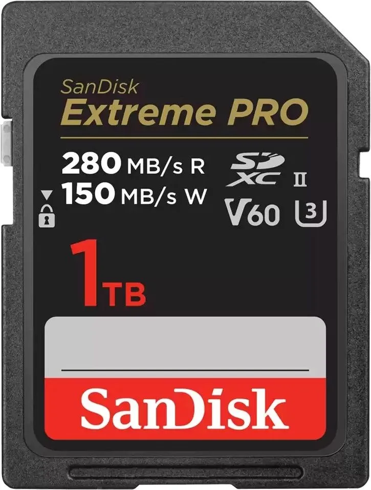 כרטיס זיכרון Sandisk Extreme Pro 1TB 280MB/s SDXC SDSDXEP-1T00-GN4IN