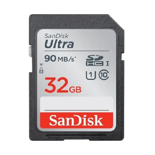 כרטיס זיכרון Sandisk Ultra 32GB 100Mb/s SDSDUNR-032G-GN3IN