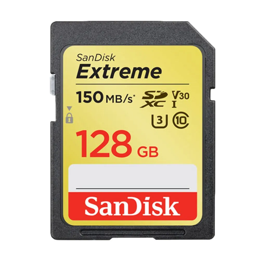 כרטיס זיכרון Sandisk Extreme 128GB SDSDXVA-128G-GNCIN
