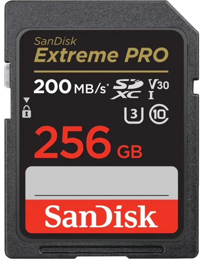כרטיס זיכרון Sandisk Extreme Pro 256GB 200Mb/s DSDXXD-256G-GN4IN
