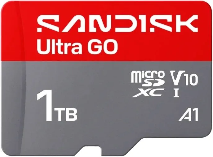 כרטיס זיכרון Sandisk Ultra Go 1TB 190MB/s microSDXC UHS-I SDSQUGN-1T00-GN6MN
