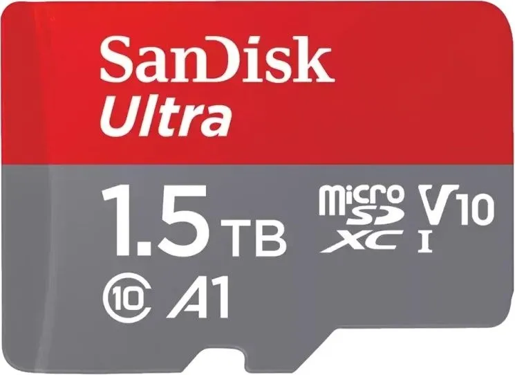 כרטיס זיכרון Sandisk Ultra 1.5TB 150MB/s microSDXC SDSQUAC-1T50-GN6MN