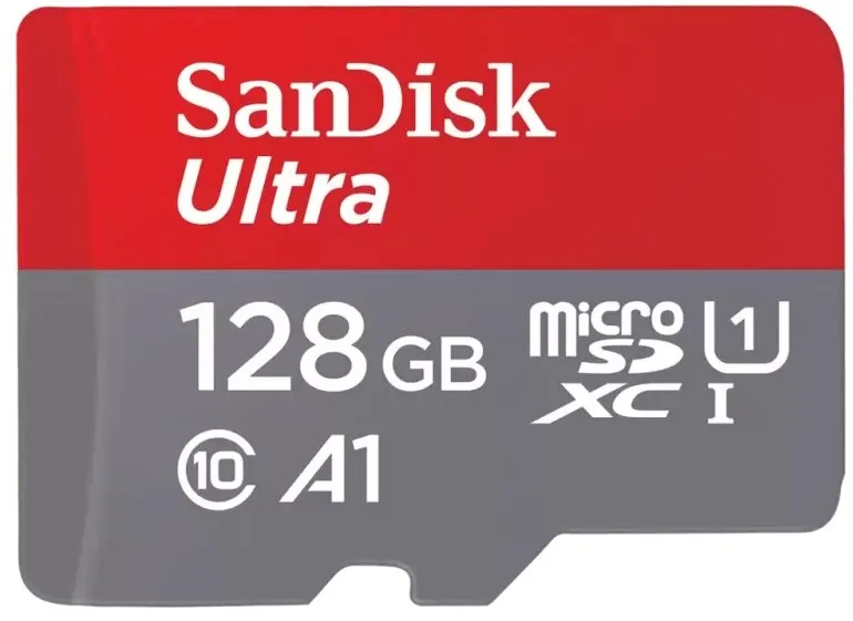 כרטיס זיכרון Sandisk Ultra 128GB 140Mb/s SDSQUNS-128GB