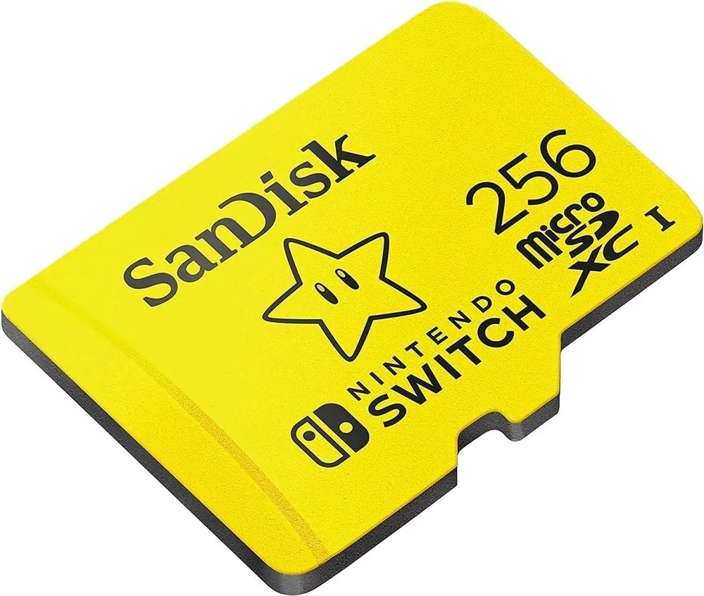 כרטיס זיכרון Sandisk Nintendo Switch 256GB 100MB/s microSDXC SDSQXAO-256G-GNCZN