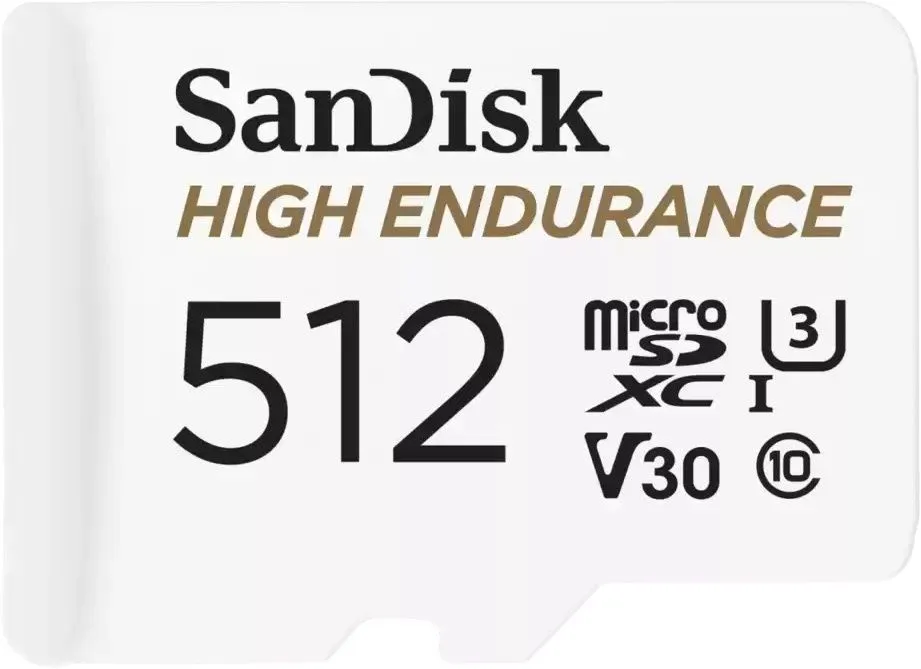 כרטיס זיכרון Sandisk High Endurance 512GB 100MB/s microSDXC SDSQQNR-512G-GN6IA