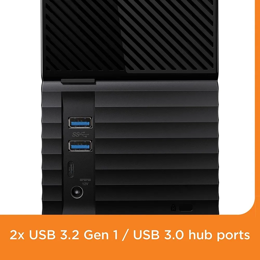 דיסק חיצוני Western Digital My Book Duo WDBFBE0360JBK-NESN 36TB