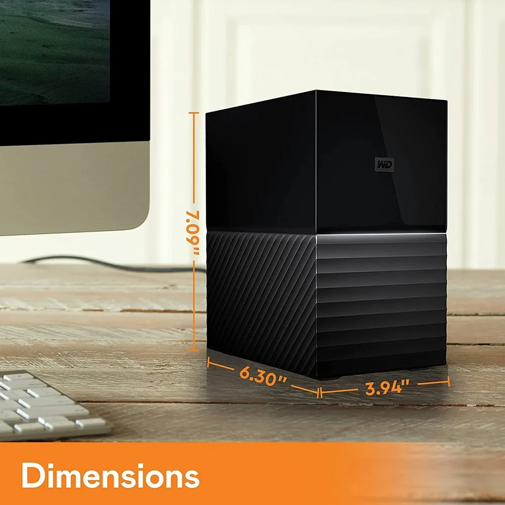 דיסק חיצוני Western Digital My Book Duo WDBFBE0360JBK-NESN 36TB